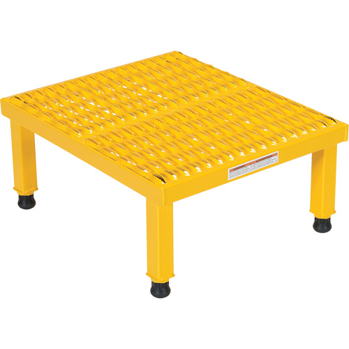 Plate-forme ajustable Step-Mate, 1 marche(s), 23-1/2" la x 19-9/16" lo x 16-1/2" h, Capacit&eacute; 500 lb Distribution Industrielle GC