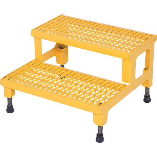Plate-forme ajustable Step-Mate, 2 marche(s), 23-13/16" la x 22-7/8" lo x 15-1/4" h, Capacit&eacute; 500 lb Distribution Industrielle GC