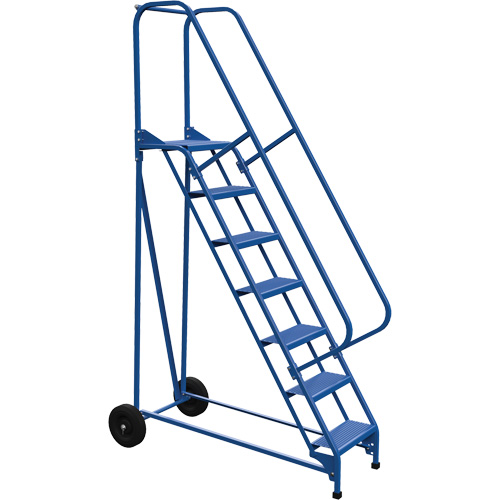 Roll-A-Fold Ladder, 7 Steps, Perforated, 70" High Distribution Industrielle GC