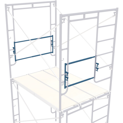 Adjustable End-Stop Scaffolding Guardrail, Guard Rail, 21" H Distribution Industrielle GC