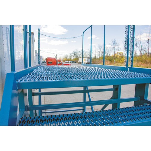 Snow Ladder, Steel, 10 Steps, 99" H, 85-1/2" D, 48" Step, Serrated Distribution Industrielle GC