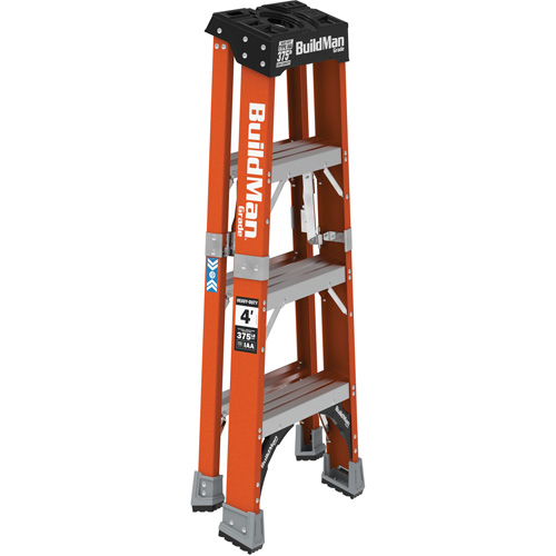 Step Ladder, 4', Fibreglass, 375 lbs. Capacity, Type 1AA Distribution Industrielle GC