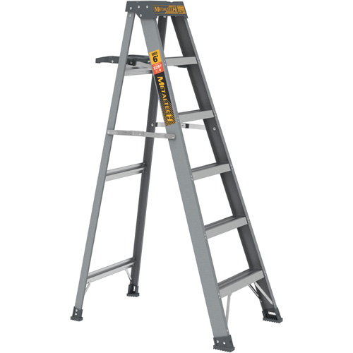 Step Ladder with Paint Tray, 6', Fibreglass, 225 lbs. Capacity, Type 2 Distribution Industrielle GC