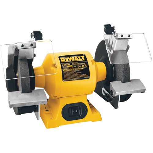 Meuleuse d'&eacute;tabli robuste, Dia de roue 8", 3/4 CV, 3600 tr/min Distribution Industrielle GC