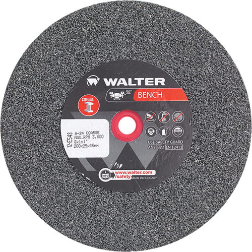 Meules pour rectifieuses d'&eacute;tabli, 8" x 1", Arbre de 1", 1 Distribution Industrielle GC