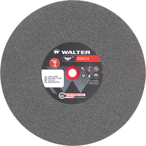 Bench Grinding Wheels, 10" x 1", 1" Arbor, 1 Distribution Industrielle GC