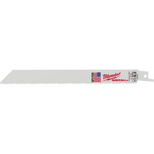 Lame de scie alternative Sawzall, Bim&eacute;tal, 10-14 Dents par pouce, 8" lo x 5/8" la Distribution Industrielle GC