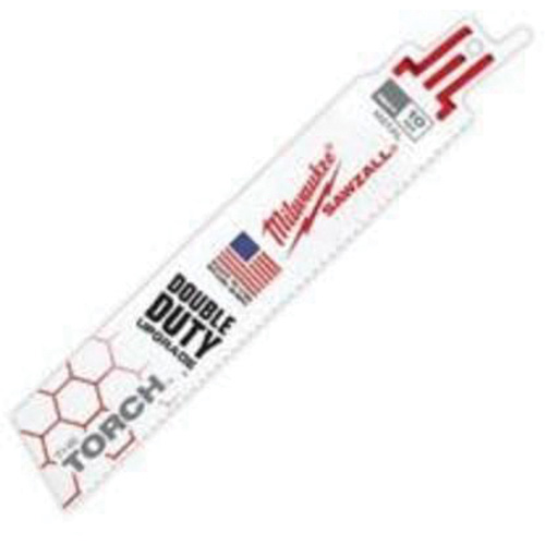 Lame The Torch Sawzall, Bim&eacute;tal, 10 Dents par pouce, 6" lo x 1" la Distribution Industrielle GC