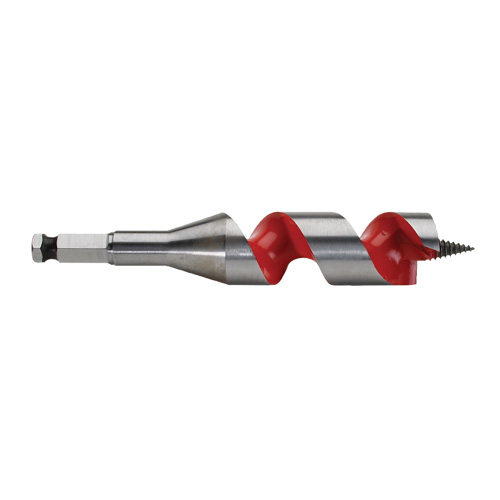 Longue m&egrave;che h&eacute;licoidale pour perceuse, Diam&egrave;tre de 1-1/8", Cannelure 3", Tige 7/16" hexagonal Distribution Industrielle GC