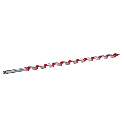 Longue m&egrave;che h&eacute;licoidale pour perceuse, Diam&egrave;tre de 3/4", Cannelure 15", Tige 7/16" hexagonal Distribution Industrielle GC