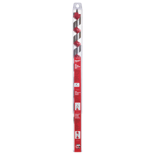 Longue m&egrave;che h&eacute;licoidale pour perceuse, Diam&egrave;tre de 1", Cannelure 15", Tige 7/16" hexagonal Distribution Industrielle GC