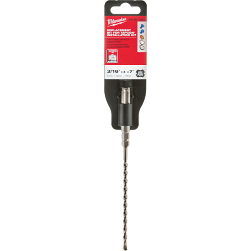 2-Cutter Masonry Drill Bit, 3/16", SDS-Plus Shank, Carbide Distribution Industrielle GC