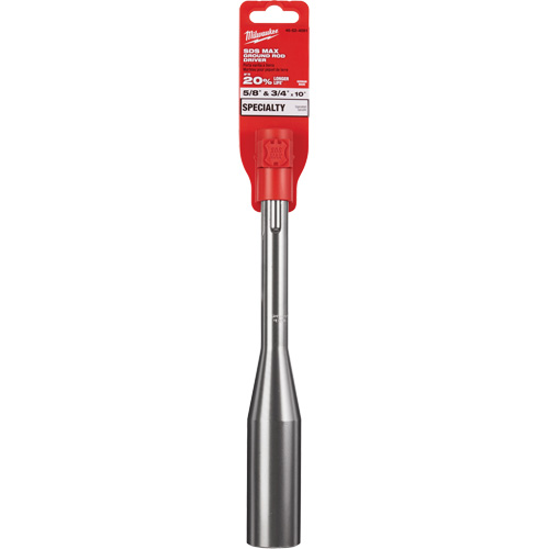 Marteau pour tige de mise &agrave; la terre SDS-Max, Embout 3/4"/5/8", Prise 3/4", Longueur 10" Distribution Industrielle GC