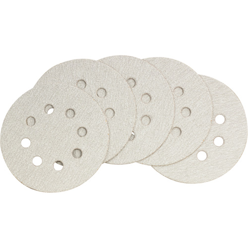 Papier abrasif pour ponceuse orbitale al&eacute;atoire – paquet de 5, dia 5", Grain 60 Distribution Industrielle GC
