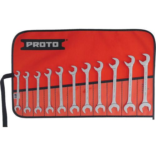 11-Piece Angled Open-End Wrench Set, Polished Distribution Industrielle GC