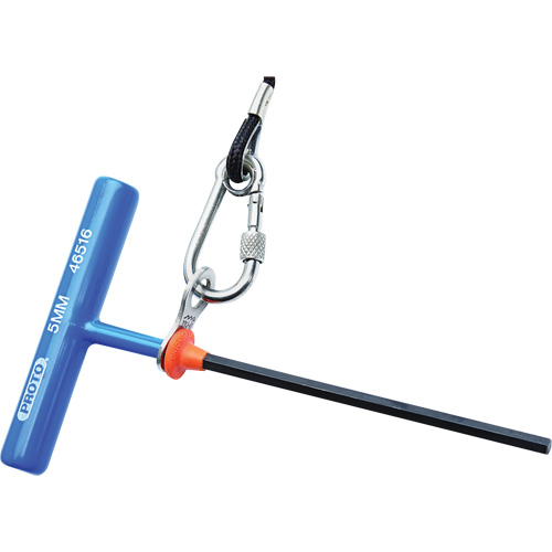 Hex Key - Metric, Hex End, 2.5 mm x 6" L, T Handle Distribution Industrielle GC