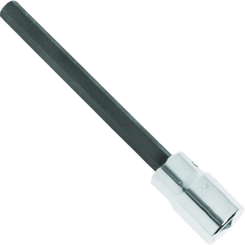Extra-Long Bit Socket, Hex, 1/4" x 4-5/8" L, 1/2" Square Drive Drive Distribution Industrielle GC