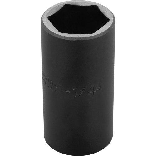 Socket, Impact, 1-1/4", 1/2" Drive, 6 Points, Deep Distribution Industrielle GC