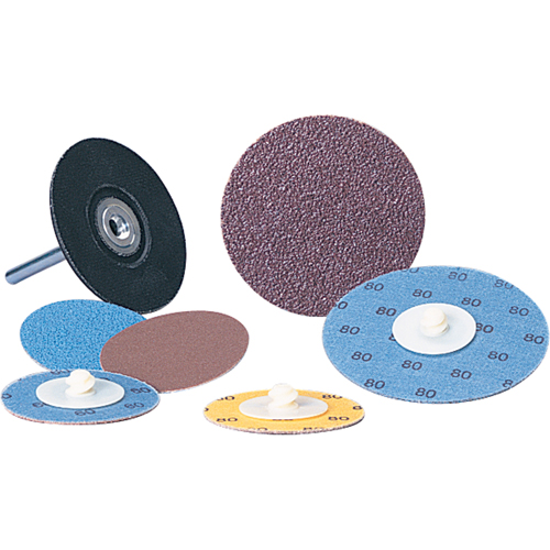 Disque &agrave; changement rapide Standard Abrasives, 2" dia., Grain 36, Oxyde d'aluminium Distribution Industrielle GC