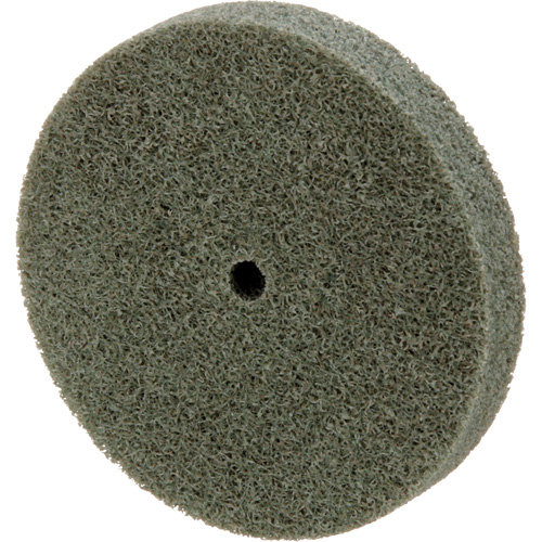 Meule homog&egrave;ne &agrave; faible densit&eacute; de s&eacute;rie 500 Standard Abrasives, 3" x 1/2", Arbre de 1/4", Grain de Moyen, Oxyde d'aluminium Distribution Industrielle GC