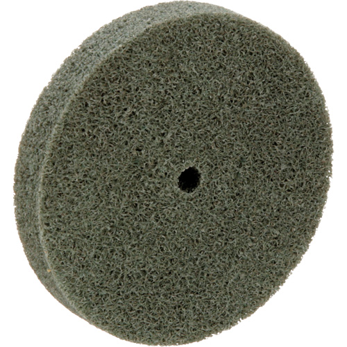 Meule homog&egrave;ne &agrave; faible densit&eacute; de s&eacute;rie 500 Standard Abrasives, 3" x 1/2", Arbre de 1/4", Grain de Moyen, Oxyde d'aluminium Distribution Industrielle GC