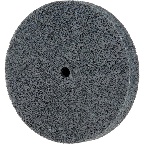 Meule homog&egrave;ne &agrave; faible densit&eacute; de s&eacute;rie 500 Standard Abrasives, 3" x 1/2", Arbre de 1/4", Grain de Fin, Carbure de silicium Distribution Industrielle GC