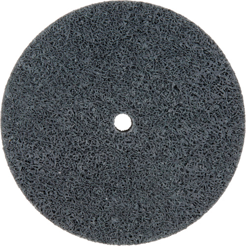 Meule homog&egrave;ne &agrave; faible densit&eacute; de s&eacute;rie 500 Standard Abrasives, 3" x 1/2", Arbre de 1/4", Grain de Fin, Carbure de silicium Distribution Industrielle GC