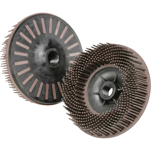 Scotch-Brite Radial Bristle Discs for Right Angle Grinders, Ceramic, 36 Grit, 4-1/2" Dia. Distribution Industrielle GC