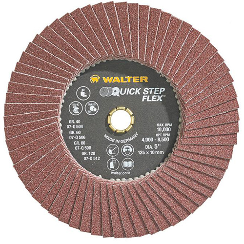 QUICK-STEP FLEX, 5" x Type 29, Grain 80, Oxyde d'aluminium Distribution Industrielle GC