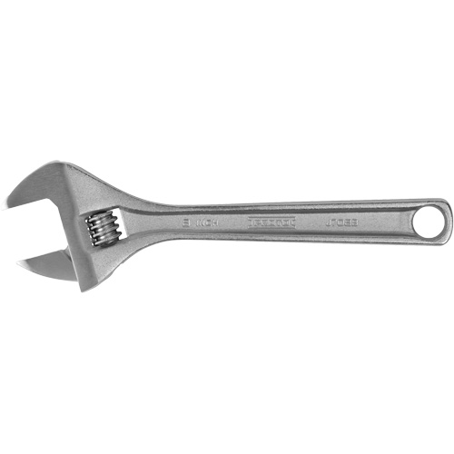 Adjustable Wrench, 8" L, 1-7/32" Max Width, Chrome Distribution Industrielle GC