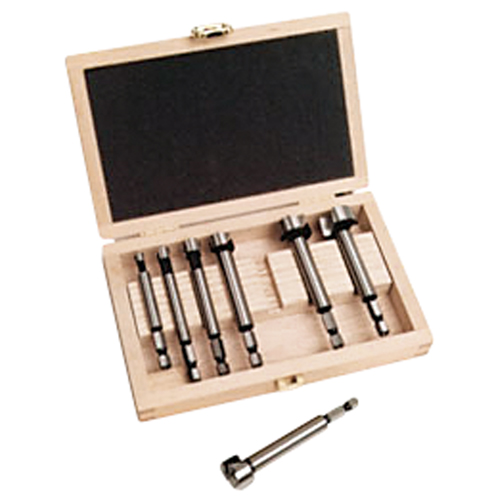 Woodpecker Forstner Bit Kits in a Wooden Box, 7 Pieces, High Carbon Steel Distribution Industrielle GC
