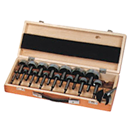 Woodpecker Forstner Bit Kits in a Wooden Box, 16 Pieces, High Carbon Steel Distribution Industrielle GC