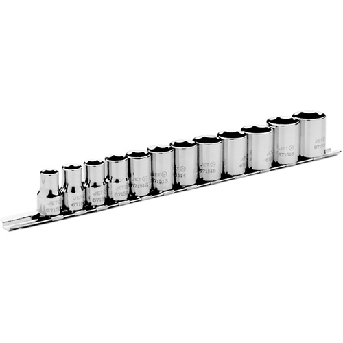 Metric Socket Set, 12 Pcs, 3/8" Drive Size Distribution Industrielle GC