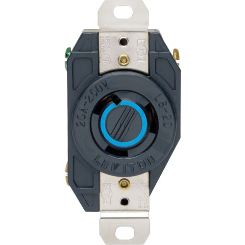 Industrial Grade Flush Mount Locking Receptacle Distribution Industrielle GC