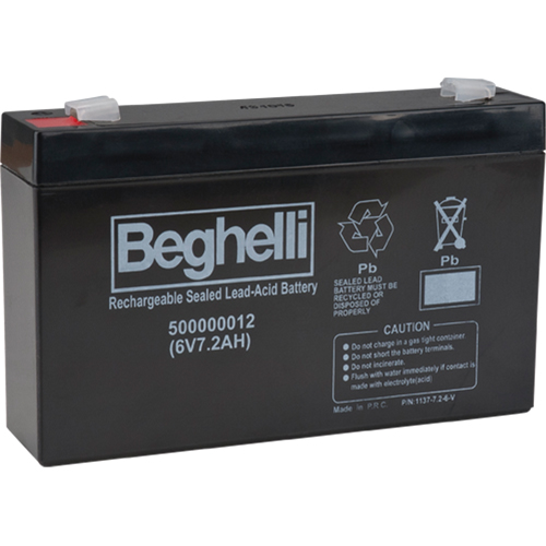Sealed Lead Acid Batteries, 6 V, 7.2 Ah Distribution Industrielle GC