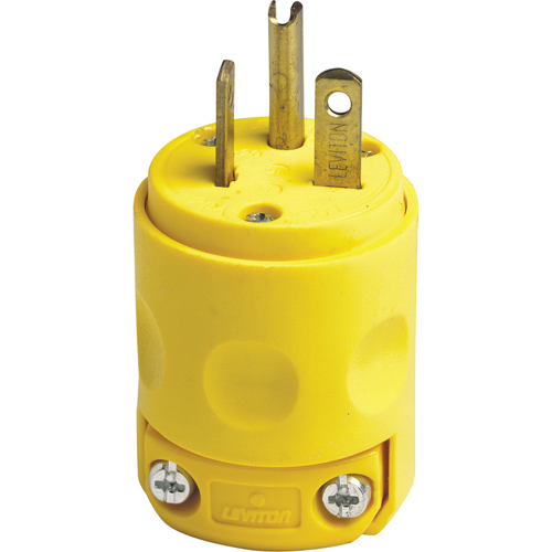 Fiche de mise &agrave; la terre, Plastique, 20 A, 250 V Distribution Industrielle GC