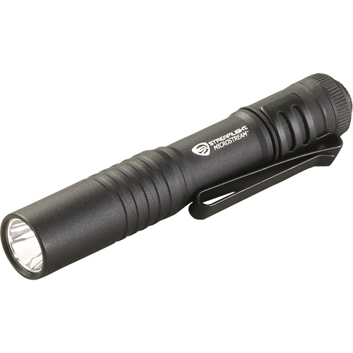 MicroStream&reg; Pen Light, LED, 45 Lumens, Aluminum Body, AAA Batteries, Included Distribution Industrielle GC