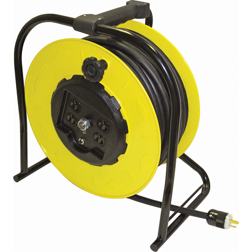Hand-Wind Electric Cable Reels, 12", 15 A Distribution Industrielle GC