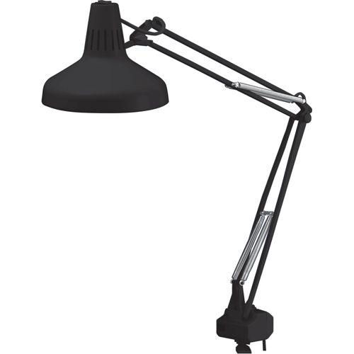 LAMPES DE TRAVAIL COMBIN&eacute;ES ROBUSTES, 22/60 W, Fluorescent/Incandescente, Col 45", Noir Distribution Industrielle GC