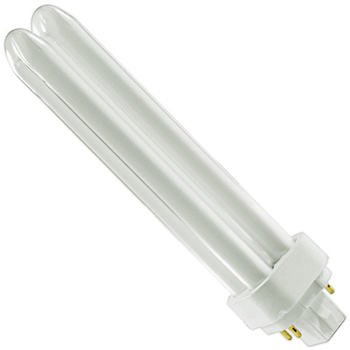 Ampoules fluorescentes compactes, T4, 26 W, 3500 K, Base G24Q-3, 12 000 h Distribution Industrielle GC