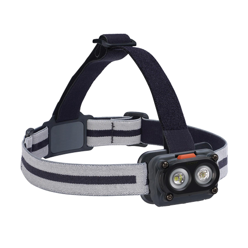 Lampe frontale robuste Hardcase, DEL, 325 lumens, 6,5 hres de fonctionnement, piles AA Distribution Industrielle GC