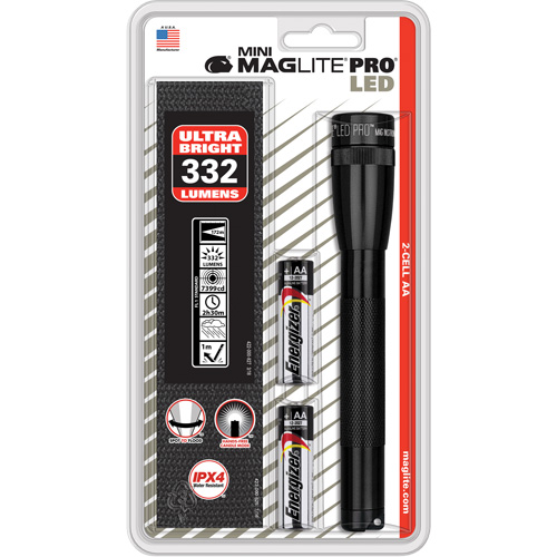 Mini&reg; PRO Flashlight, LED, 332 Lumens, AA Batteries Distribution Industrielle GC