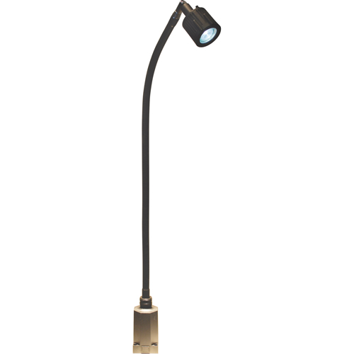 Lampe &agrave; col-de-cygne &agrave; flux &eacute;lev&eacute; de la s&eacute;rie LS, 5 W, DEL, Col 27", Noir Distribution Industrielle GC