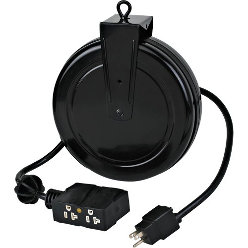 Cord Reel - Industrial, 20', SJTOW, 12/3/3-Dec Gauge, 15 A Distribution Industrielle GC