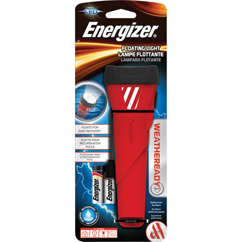 Weatheready&reg; Floating Flashlight, LED, 55 Lumens, AA Batteries Distribution Industrielle GC