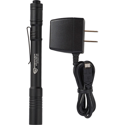 Stylus Pro&reg; USB Pen Light, LED, 350 Lumens, Aluminum Body, Rechargeable Batteries, Included Distribution Industrielle GC