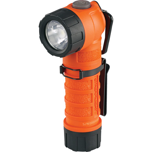 PolyTac&reg; 90 X Right Angle Flashlight, LED, CR123A Batteries, Polymer Distribution Industrielle GC