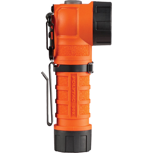 PolyTac&reg; 90 X Right Angle Flashlight, LED, CR123A Batteries, Polymer Distribution Industrielle GC