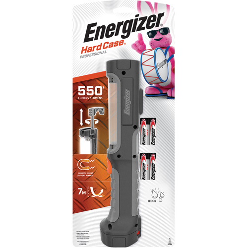 Hard Case&reg; Rugged Work Light, LED, 550 Lumens, AA Batteries Distribution Industrielle GC
