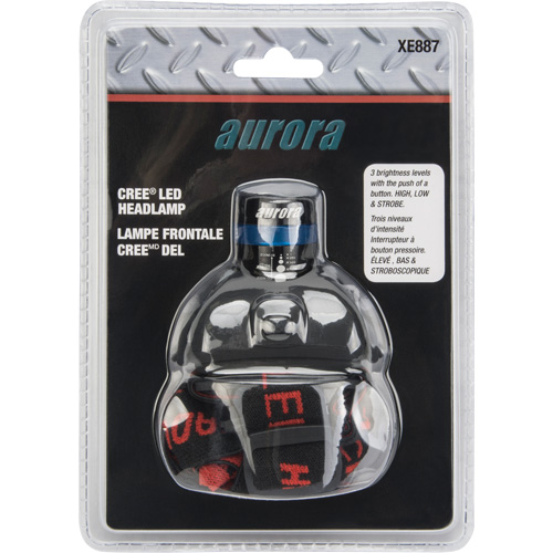 Cree&reg; Headlamp, LED, 120 Lumens, 6 Hrs. Run Time, AAA Batteries Distribution Industrielle GC